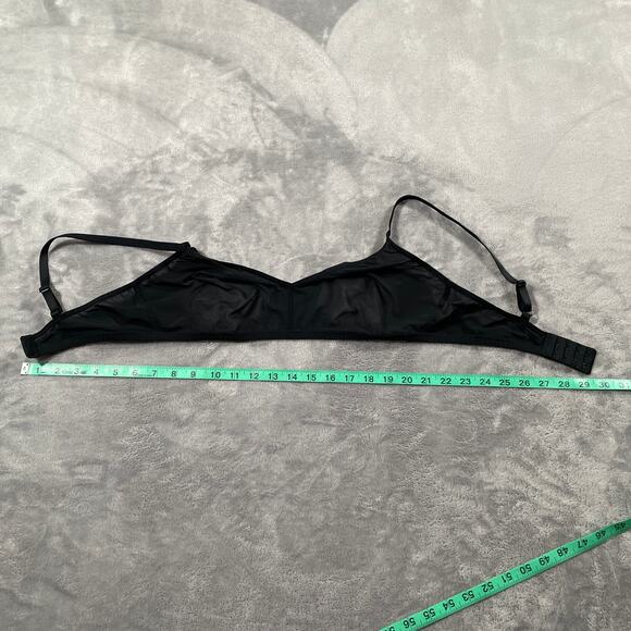 Negative Underwear Sieve Non Wire Bra Size 4 Black Micromesh Bralette Sheer - Picture 4 of 6